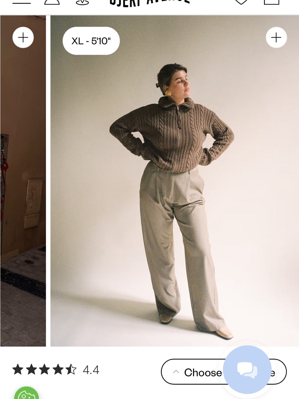 Djerf Avenue “Favorite Pants” in Oat - Regular length